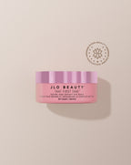 JLO Beauty eye mask packaging on a beige background with badge reading g'2025 Beauty Innovation Award'.