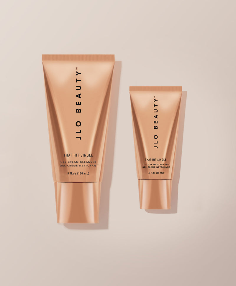 Jet Set Cleanser Duo on neutral background 