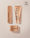 Three JLO Beauty products with a badge indicating 11% off