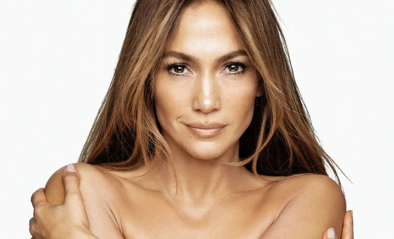 A close-up portrait of Jennifer Lopez.
